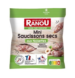 Monique Ranou - Mini saucissons secs aux noisettes