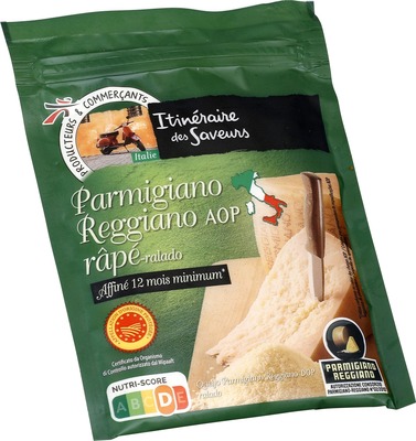 Itinéraire des Saveurs - Parmesan Parmigiano Reggiano AOP râpé