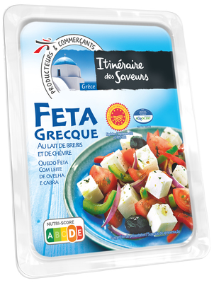 Itinéraire des Saveurs - Feta grecque AOP au lait de brebis et de chèvre