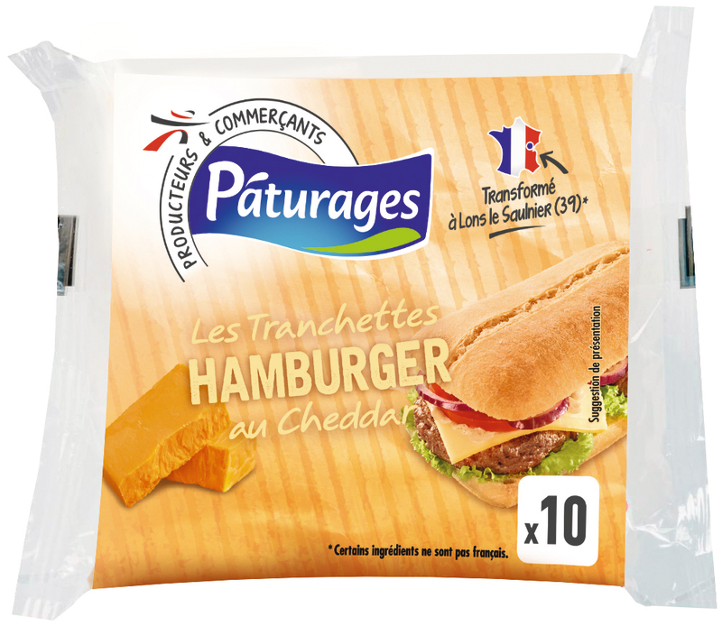 Fromage tranches hamburger