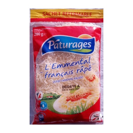 Pâturages - Fromage emmental râpé 200g