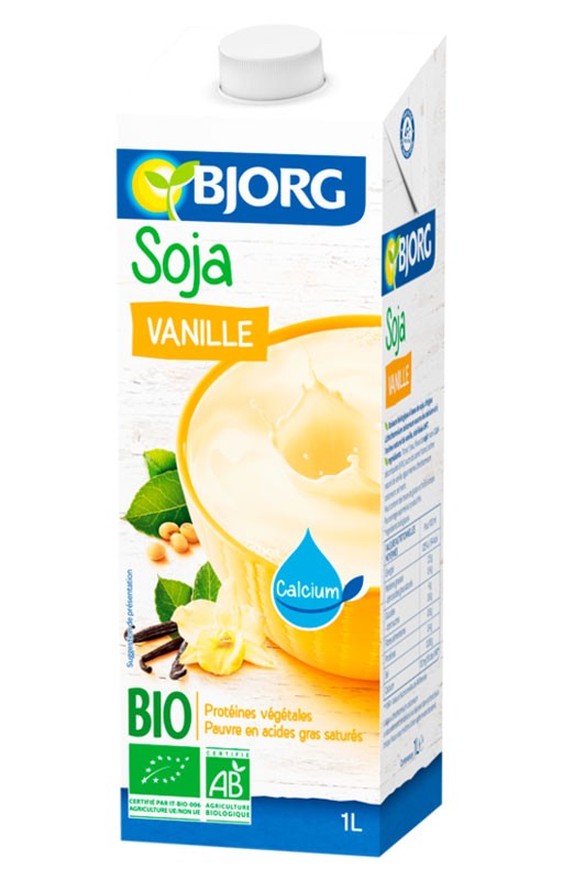Bjorg - Boisson au soja saveur vanille
