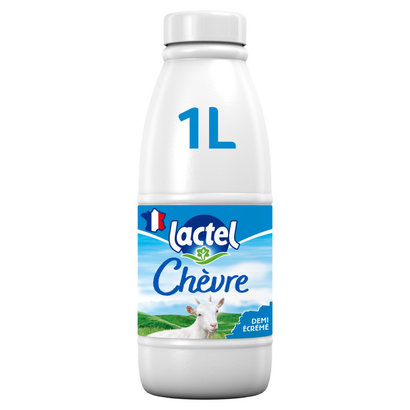 Lactel - Lait Chèvre 1/2 écrémé 1L