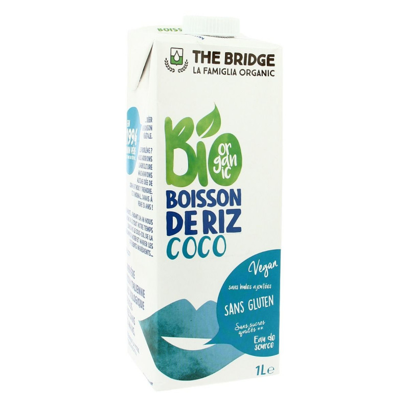 The Bridge - Boisson au riz Rice drink coco 1L Bio