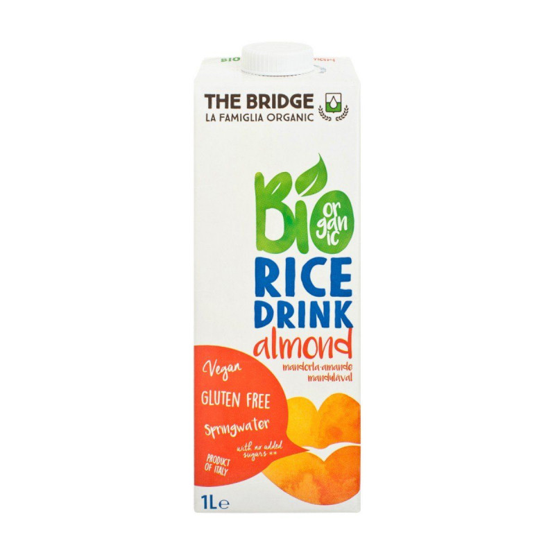 The Bridge - Boisson au riz Rice drink Amande sans gluten 1L Bio