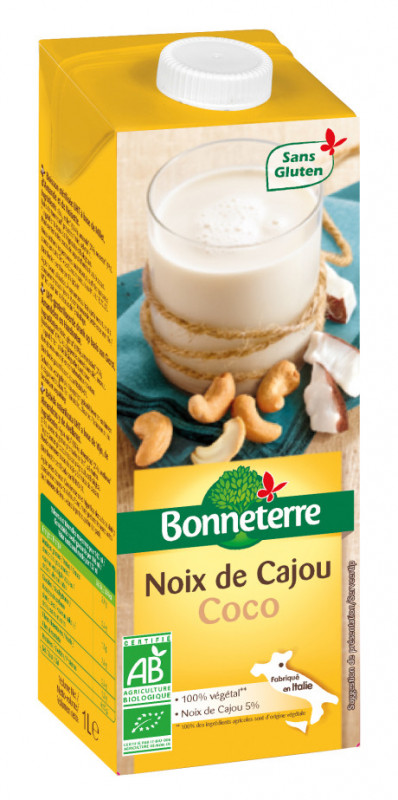 Bonneterre - Boisson noix de cajou et coco