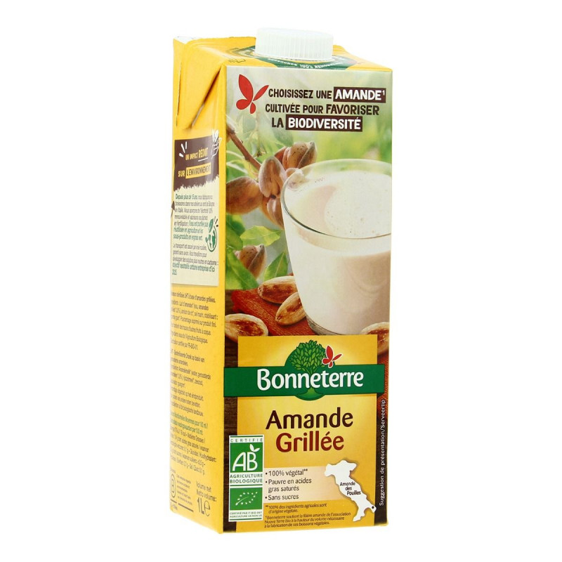 Bonneterre - Boisson Amande grillée 1L Bio