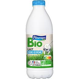 Pâturages - Lait demi-écrémé bio