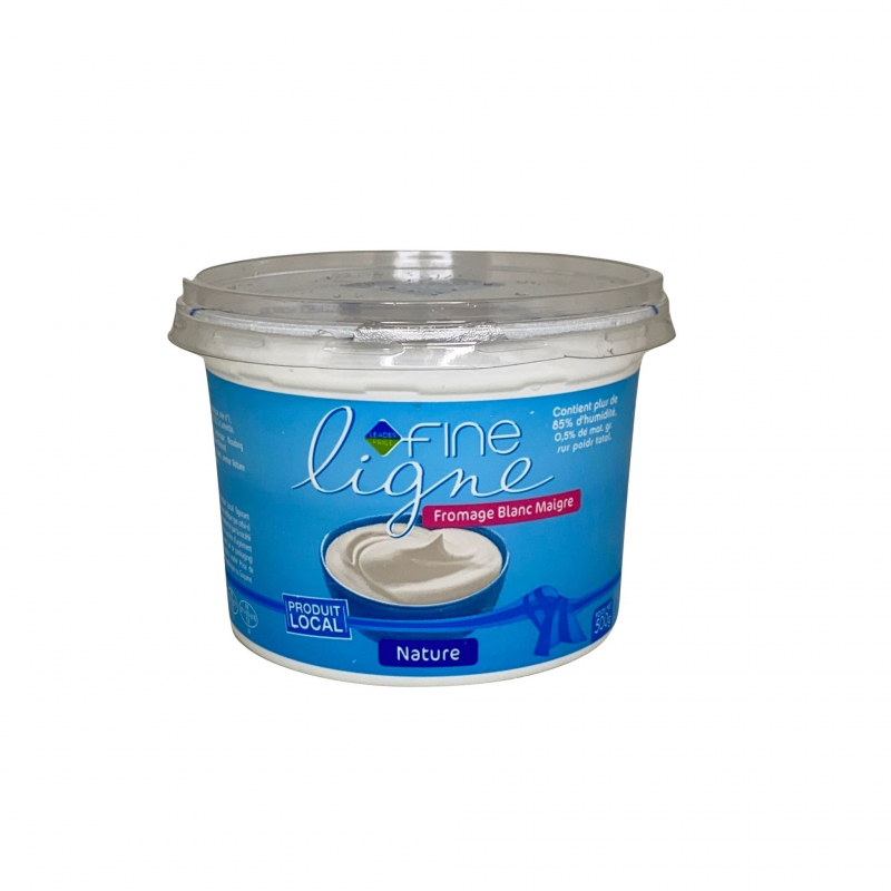 Leader Price - Fine ligne fromage blanc 0%mg 500g