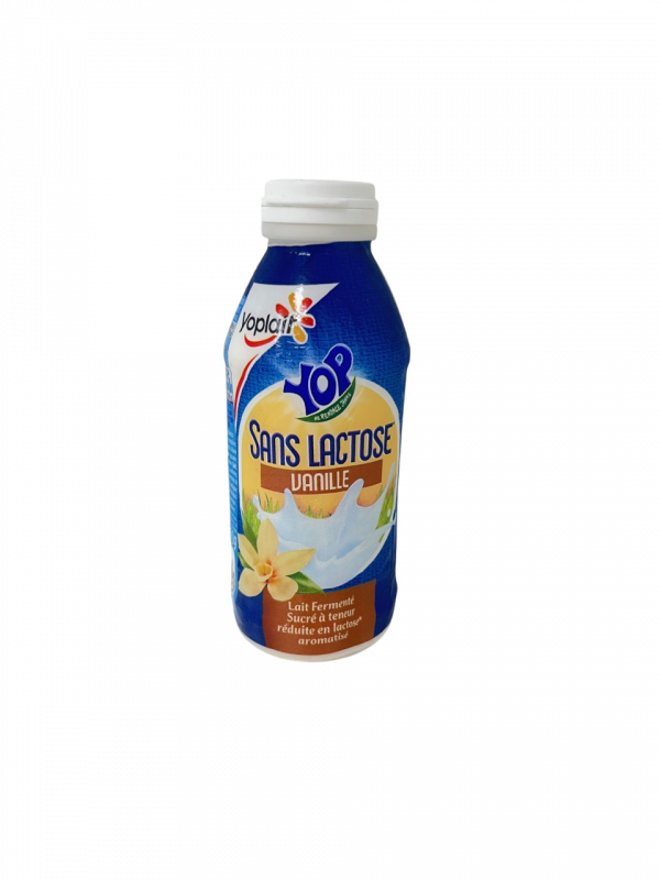 Yoplait - Yaourt à boire sans lactose Vanille YOP 250g