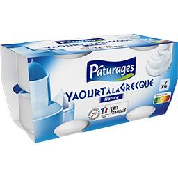 Pâturages - Yaourts grecque nature  x4