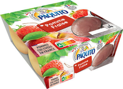 Paquito - Dessert de fruits pomme/fraise