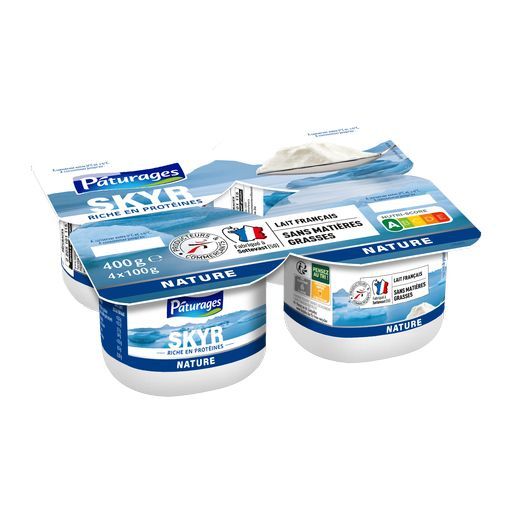 Pâturages - Yaourts skyr nature x4