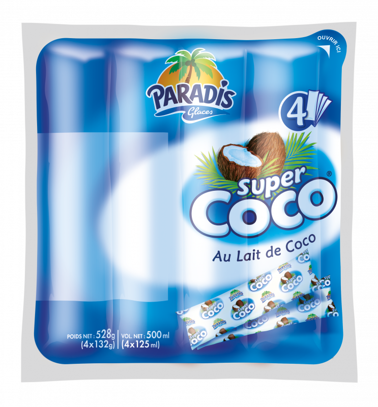 Paradis glaces – Berlingot Super coco