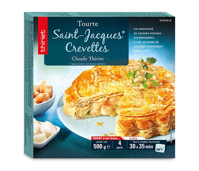 Thiriet - Tourte Saint-Jacques Crevettes