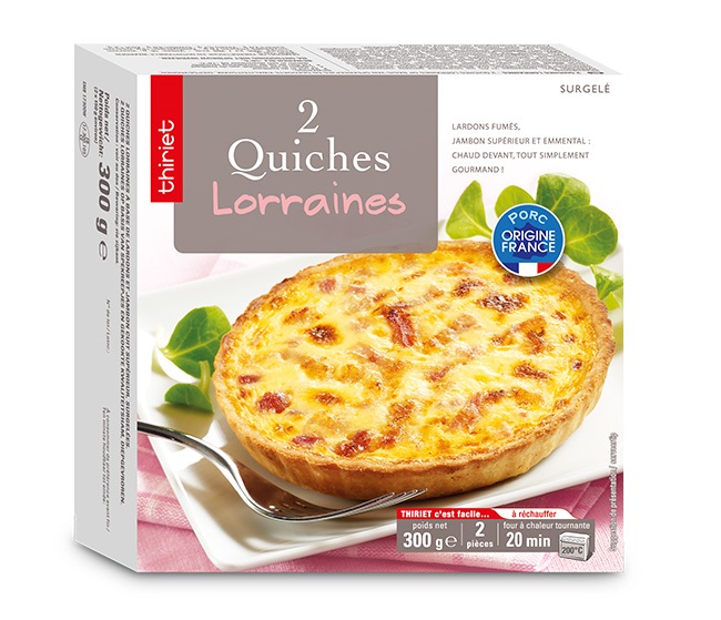 Thiriet - 2 quiches lorraines