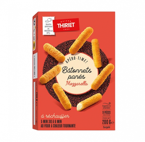 Thiriet - Batonnets panés mozzarella