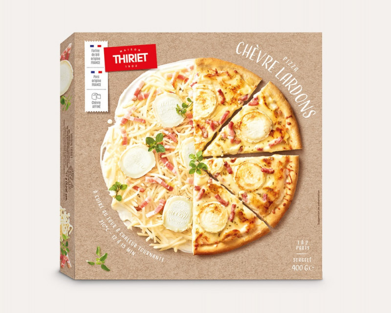 Thiriet - Pizza chèvre lardons
