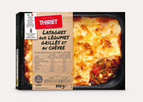 Thiriet - Lasagne légumes grillés chèvre 350g
