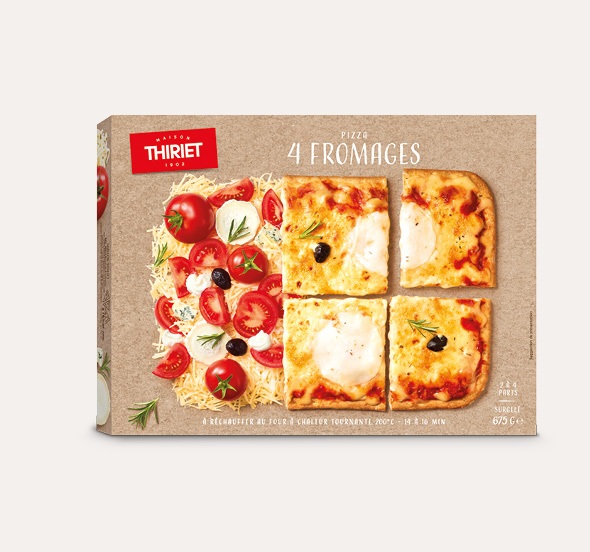 Thiriet - Pizza familiale 4 fromages 675g