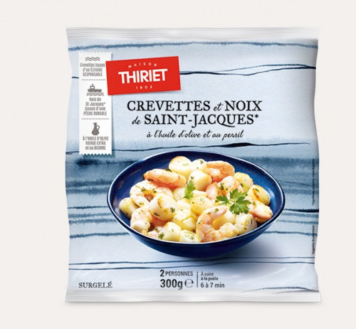 Thiriet - Crevettes et noix st-jacque olive/persil