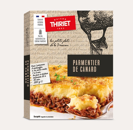 Thiriet - Parmentier de canard 350g