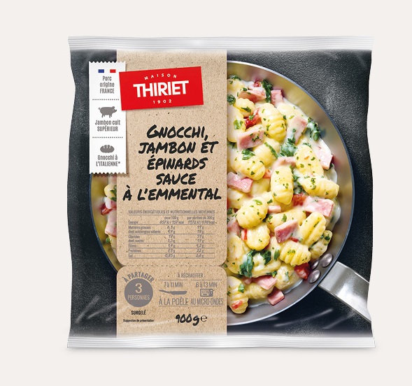 Thiriet - Gnocchi jambon emmental 900g