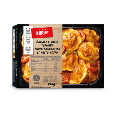 Thiriet - Ravioli ricotta pesto rosso 330g