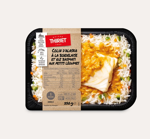 Thiriet - Colin alaska bordelaise riz 330g