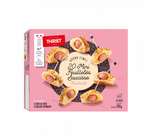 Thiriet - 20 Mini feuilletés aux saucisses