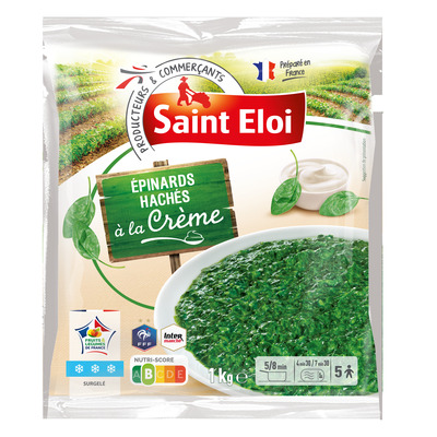 Saint Eloi - Épinards hachés à la crème