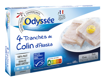 Odyssée - Tranches de colin d'Alaska