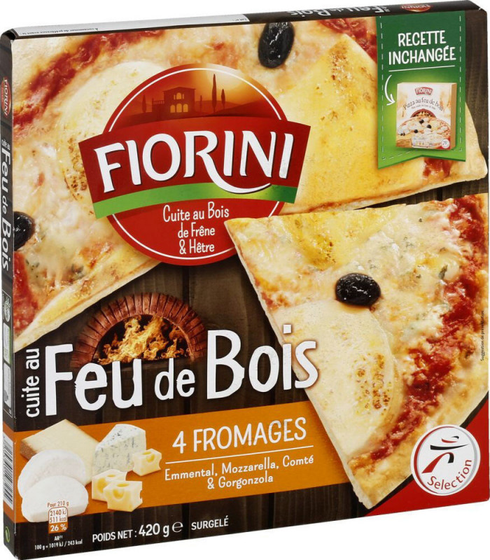 Fiorini - Pizza 4 fromages au feu de bois