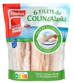 Findus -  Filets de colin d'Alaska X6