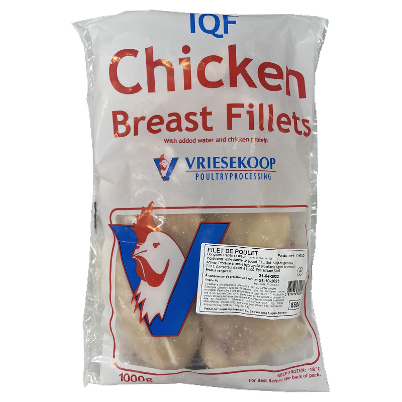 Filets de poulet à sec - Origine UE