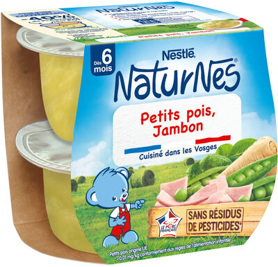 Nestlé - Petit pot Naturnes petit pois & jambon