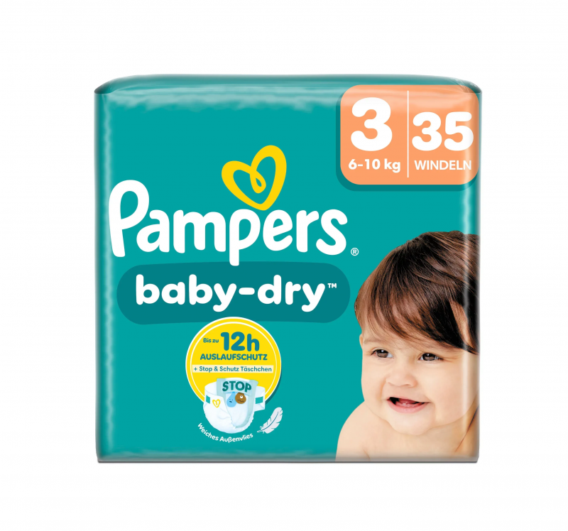 Pampers - Couches Baby-Dry T3 X35