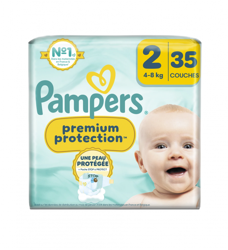 Pampers - Couches premium T2 X35
