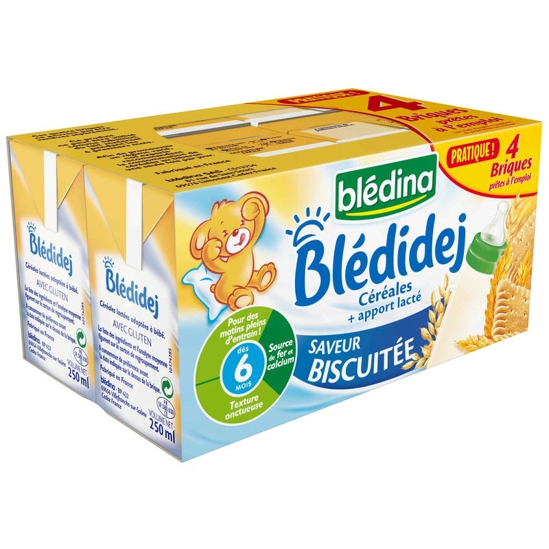 Blédina - Blédidej Lait Biscuité dès 6 mois