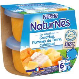 Nestlé - Carottes pommes de terre cabillaud - 6 mois