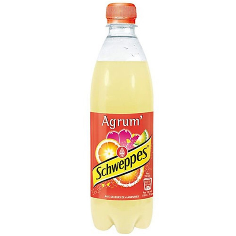 Schweppes - Soda saveur 4 agrumes