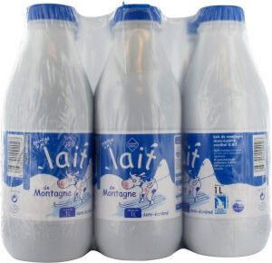 Leader Price - Lait demi-écrémé 6x1L