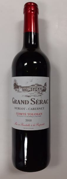 Vin rouge Merlot Cabernet Grand Sérac