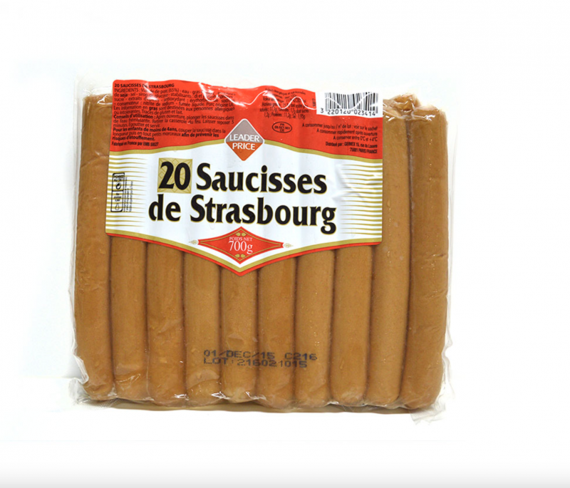 Leader Price - Saucisses de Strasbourg