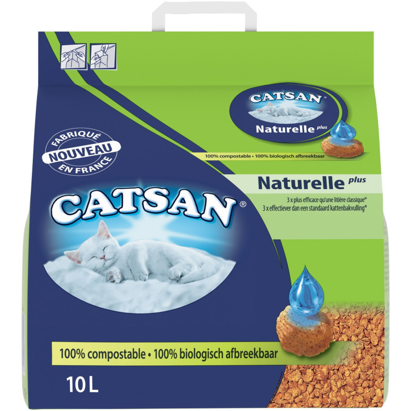 Catsan - Litière chat naturelle & compostable
