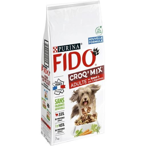Fido - Croc'Mix Croquettes chien adulte bœuf