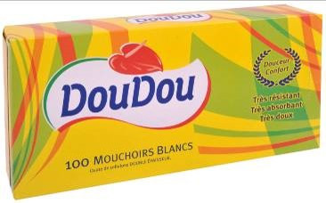 Doudou - Mouchoirs blancs