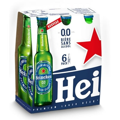 Heineken - Bière blonde sans alcool 6x25cl