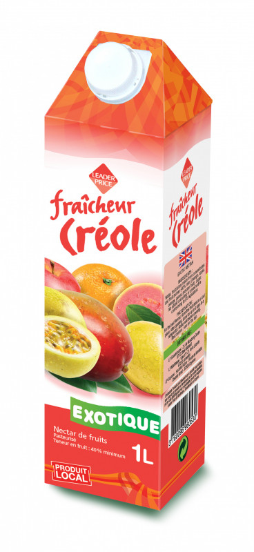 Fraicheur Créole - Nectar de fruits exotiques