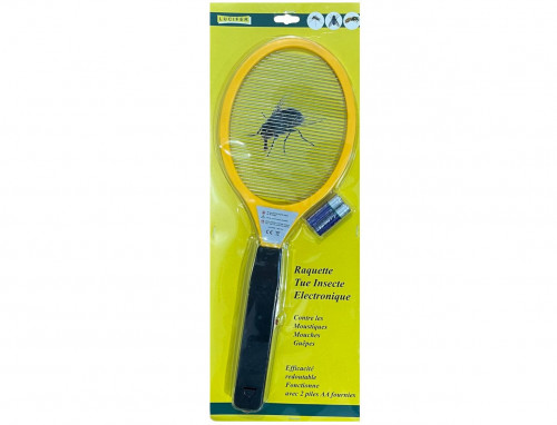 Raquette anti-moustiques à piles